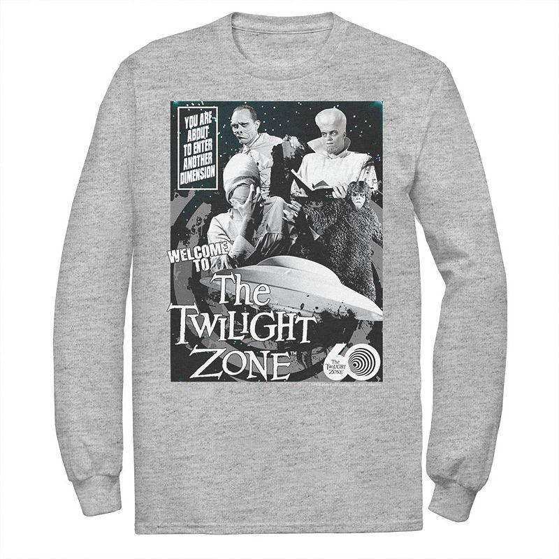 Men's CBS The Twilight Zone Comic 60th Tee, Size: XXL, Athletic Grey Product Image