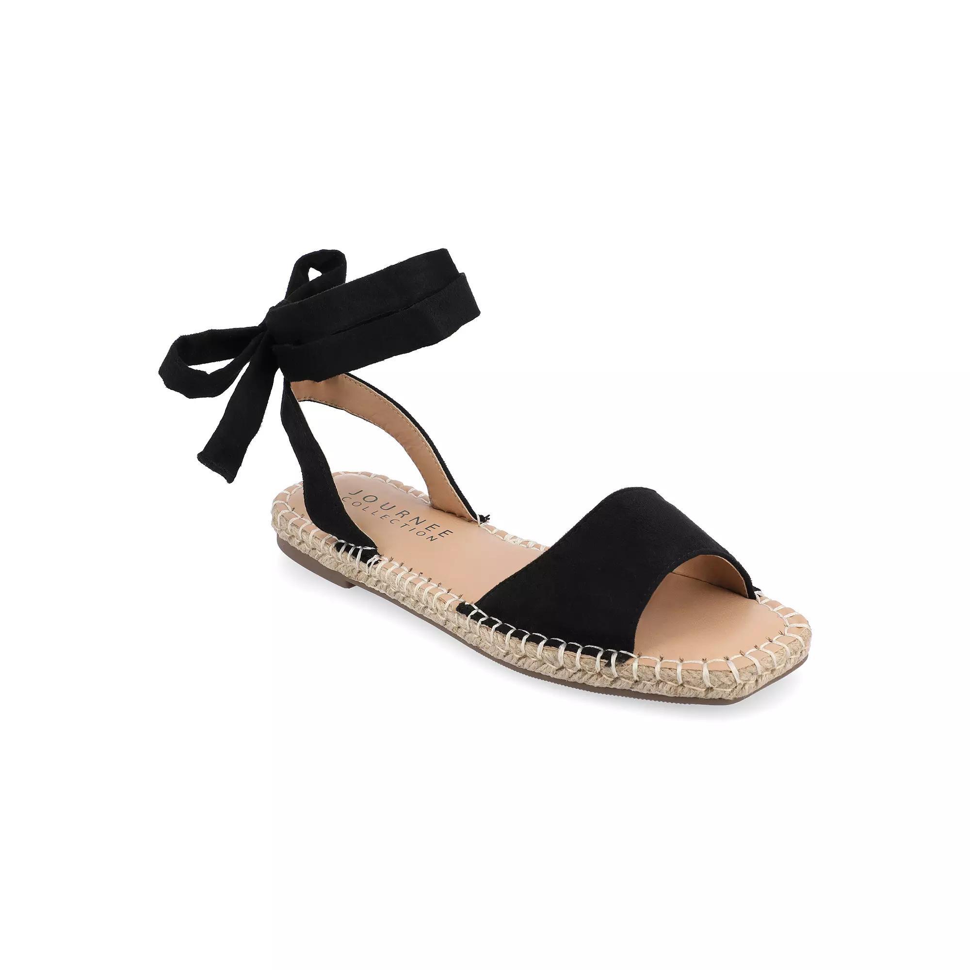 Journee Emelie Womens Espadrille Sandals Purple Product Image