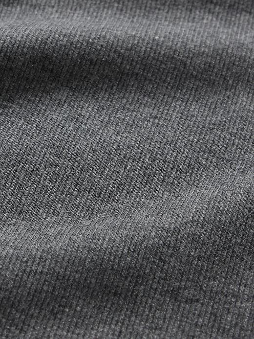 Modern Rib Cropped Mockneck Shirt Product Image