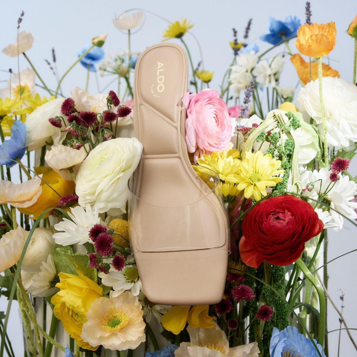 Enchanting Tan Women's Heeled mules | ALDO US Product Image
