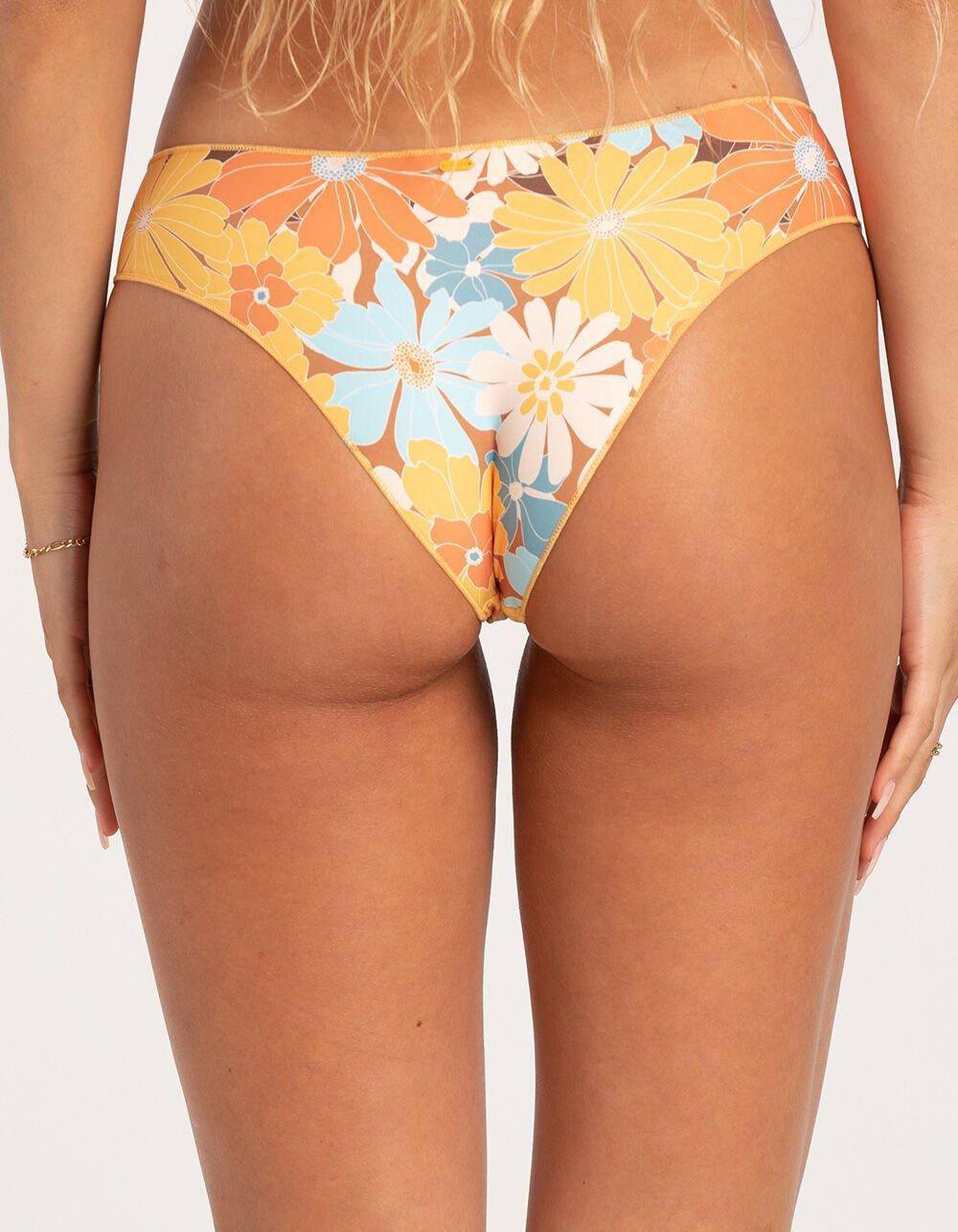 RIP CURL Sunrise Session Cheeky Bikini Bottoms - MARIGOLD Product Image