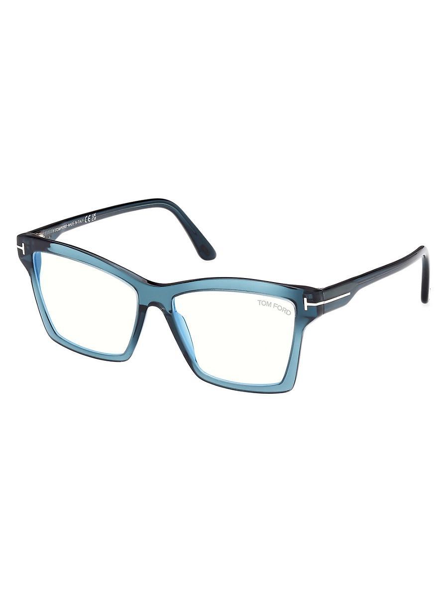 Mens Acetate Square Blue-Block Frames Product Image