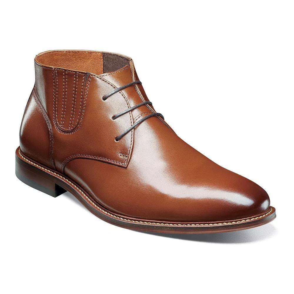 Stacy Adams Maxwell Mens Leather Chukka Boots Red Product Image