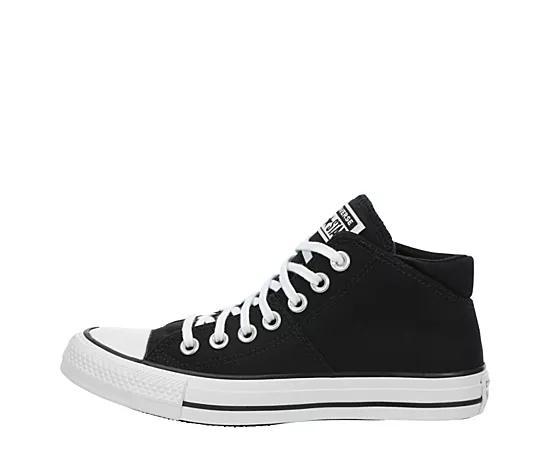 Women's Converse Chuck Taylor All Star Madison Mid Sneakers, Size: 10, Black White Product Image