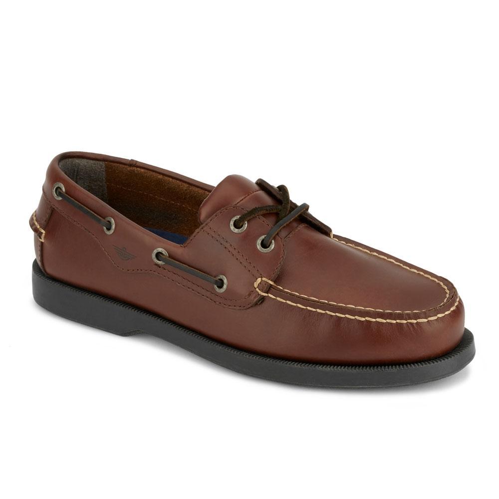 Dockers Mens Castaway Leather Casual Classic Boat Shoe - Wide Widths Available, Tan, Size 9.5 Product Image