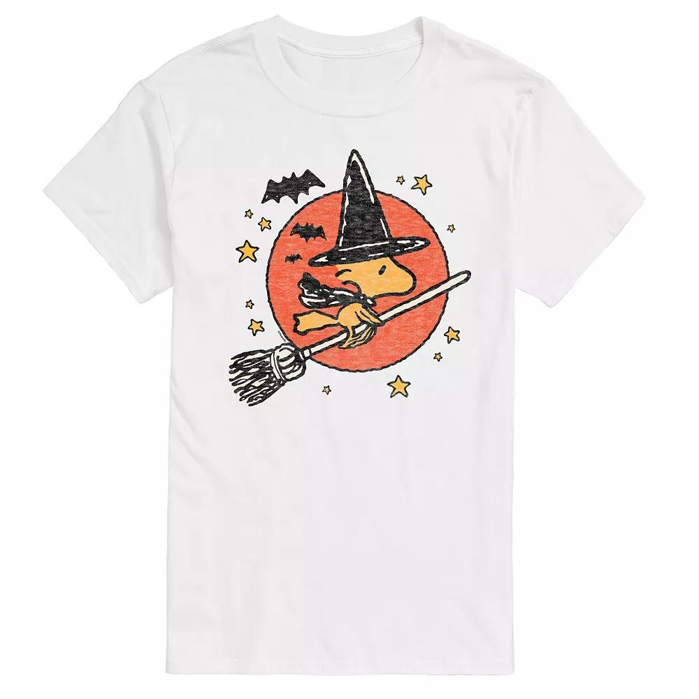 Men's Peanuts Woodstock Witch Graphic Tee, Size: Medium, White Product Image
