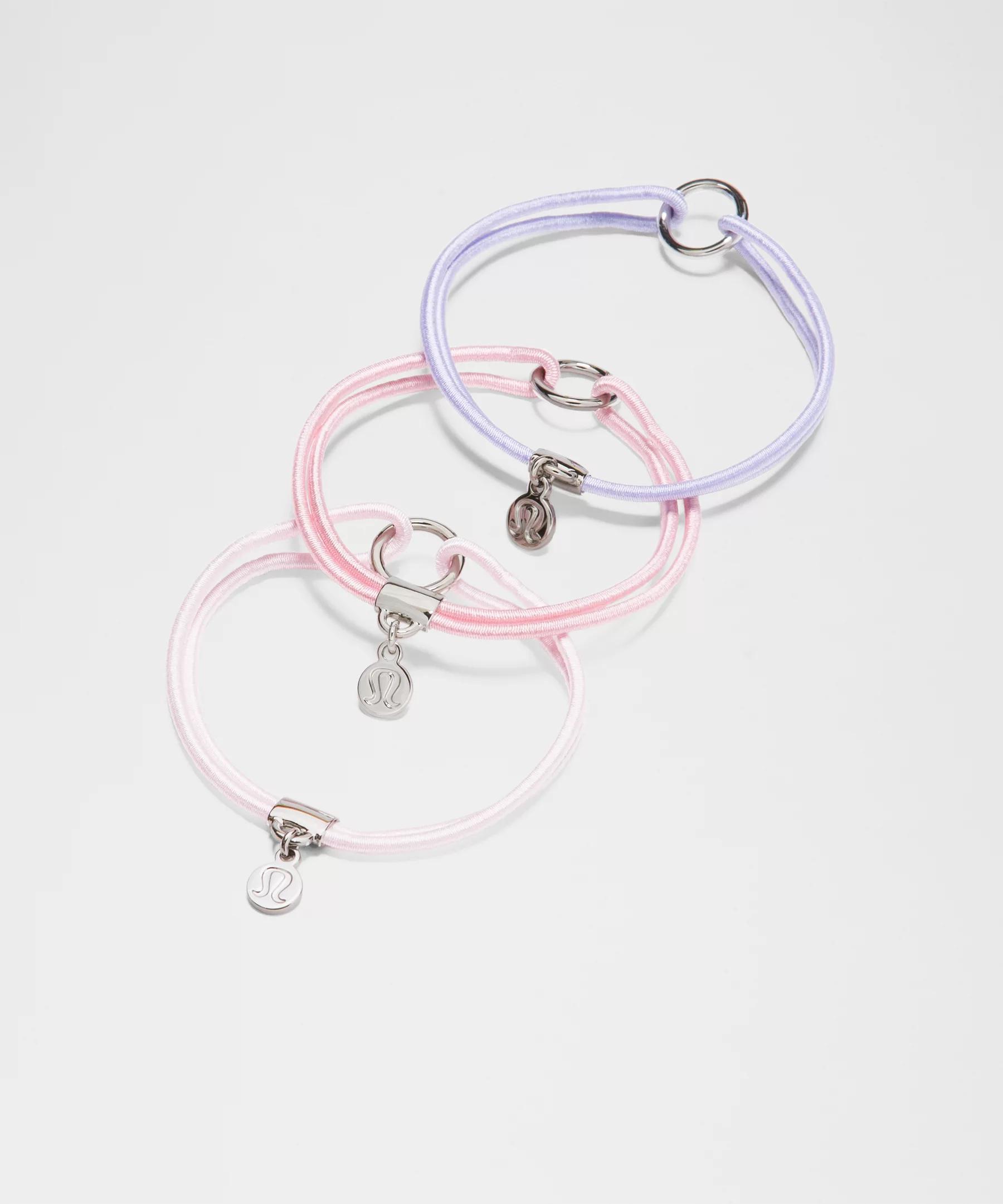 Logo Charm Hair Ties *3 Pack Product Image