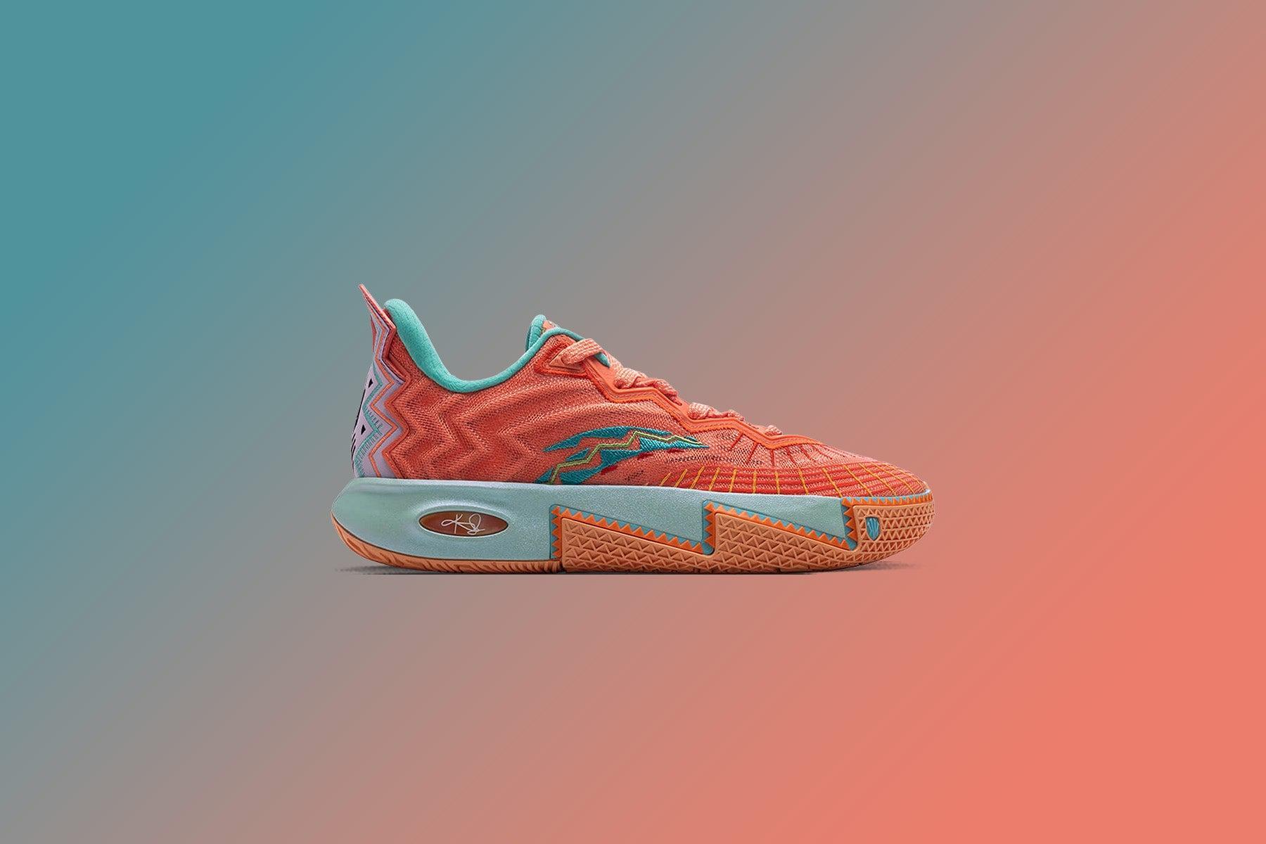 ANTA x Kyrie Irving Kai 2 'Sun' - Orange/Green/Purple Male Product Image