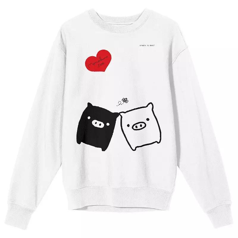 Mens Monokuro Boo Pigs & Heart Graphic Sweatshirt Product Image