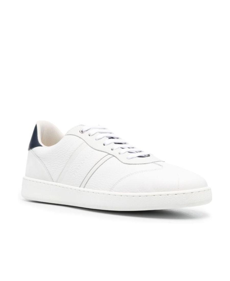 FERRAGAMO Lace Up Sneakers In White Product Image