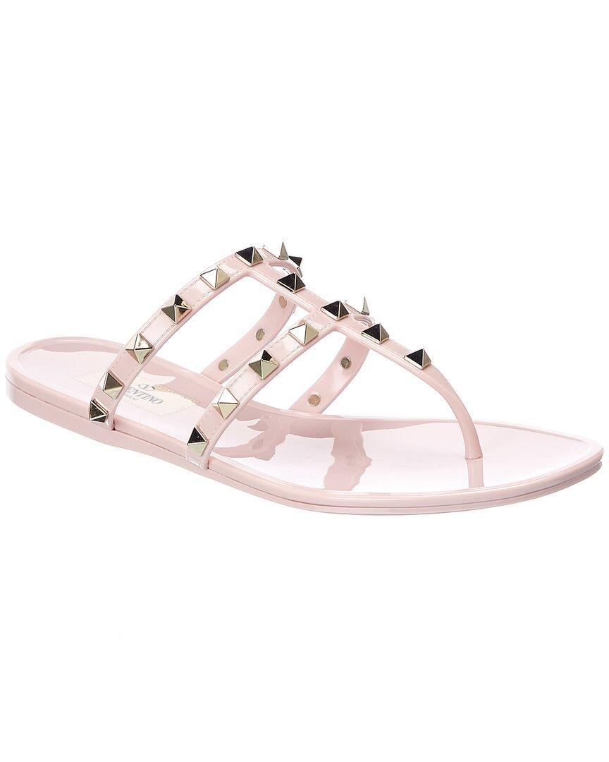 VALENTINO GARAVANI Valentino Rockstud Caged Rubber Sandal Product Image