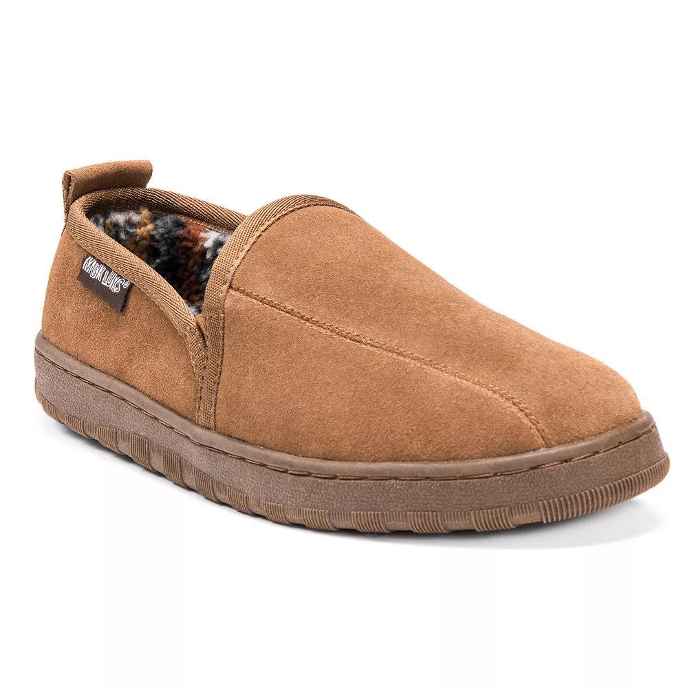 MUK LUKS Berber Fleece Men's Slippers, Size: 13, Brown Product Image