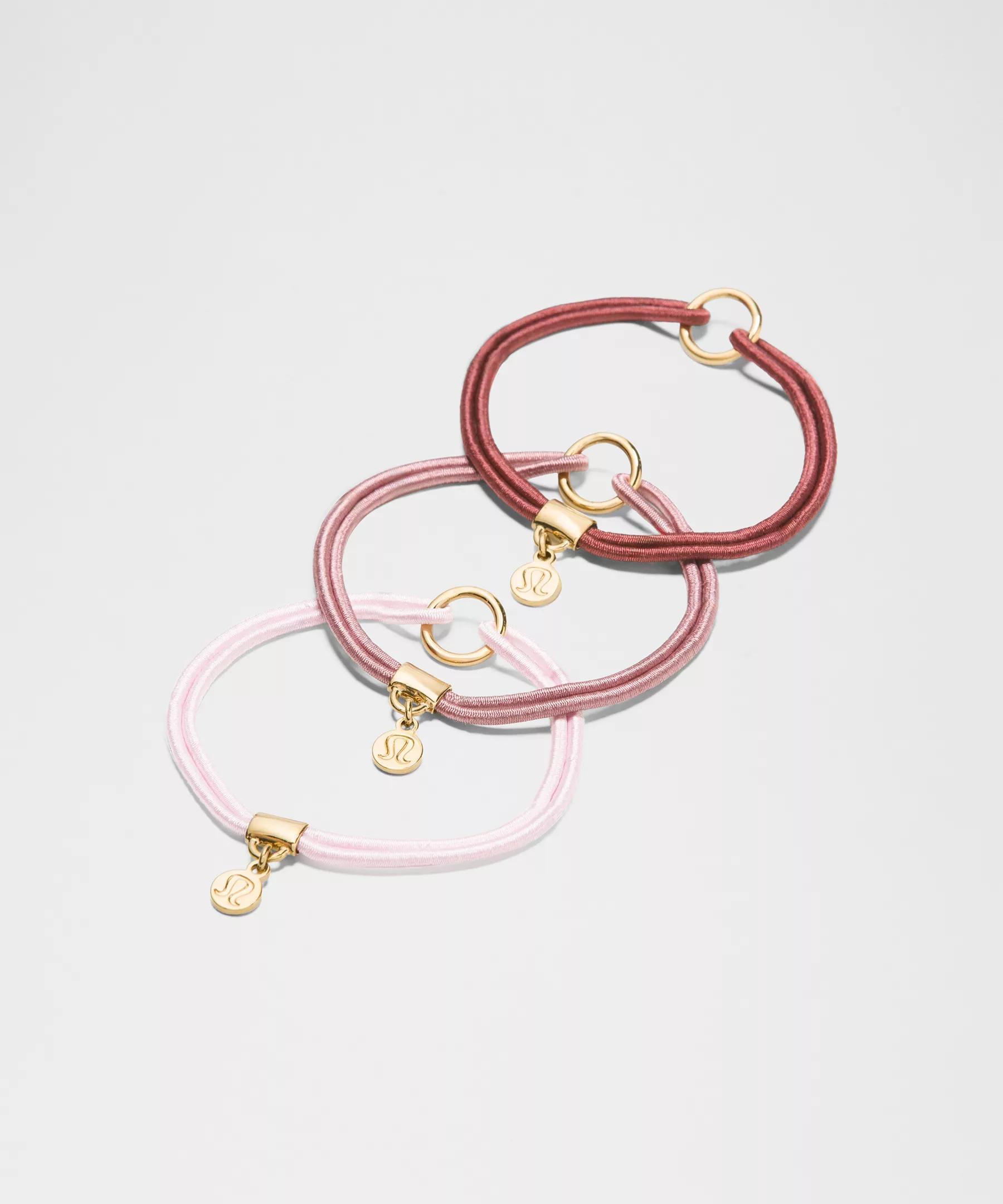 Logo Charm Hair Ties *3 Pack Product Image