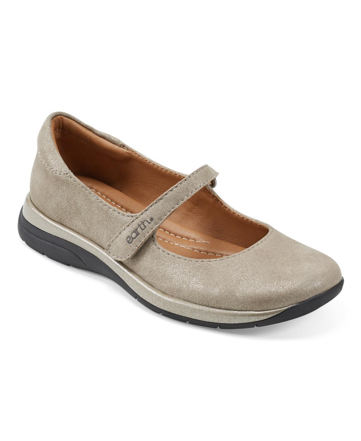 Earth Womens Tose Round Toe Mary Jane Casual Ballet Flats Product Image