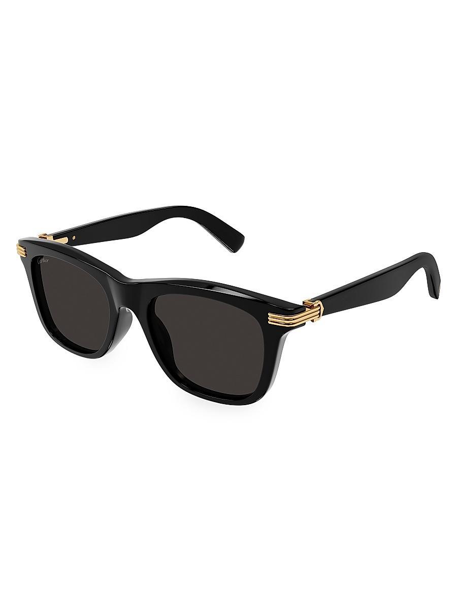 Mens Premire De Cartier 53MM Square Acetate Sunglasses Product Image
