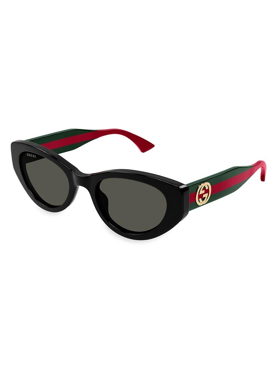Womens New Pop Web 52MM Cat-Eye Sunglasses Product Image