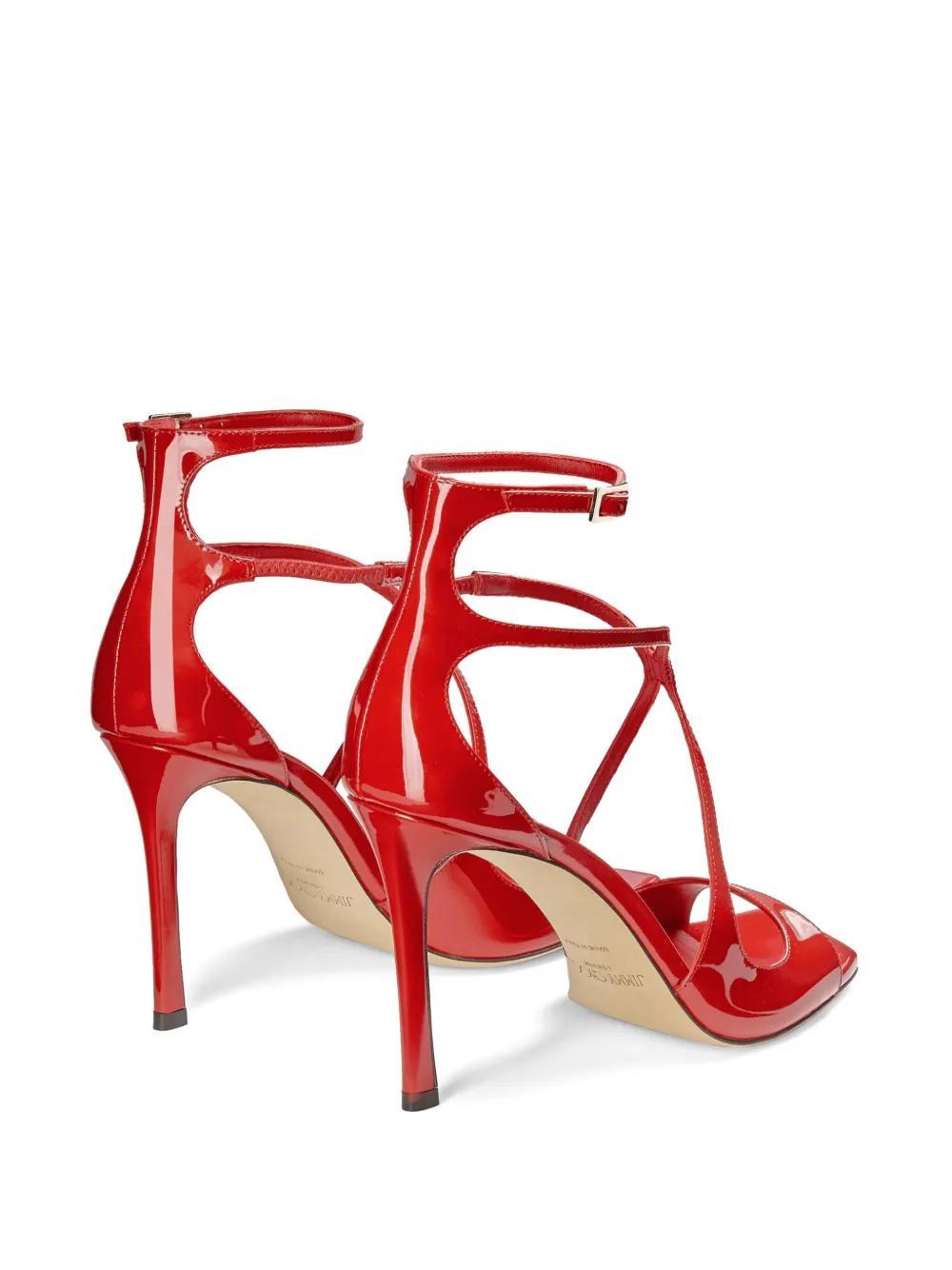95mm Azia leather sandals Product Image