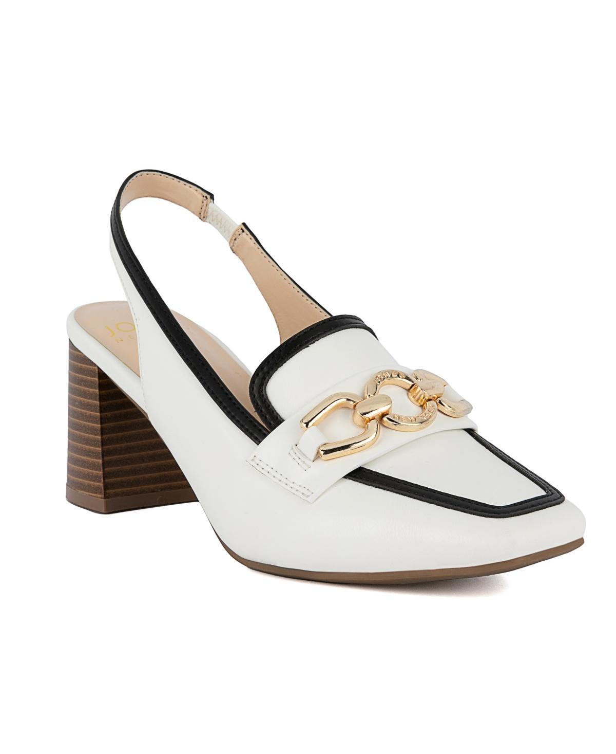 Jones New York Womens Aubleen Block Heel Tailored Slingback Pumps Product Image