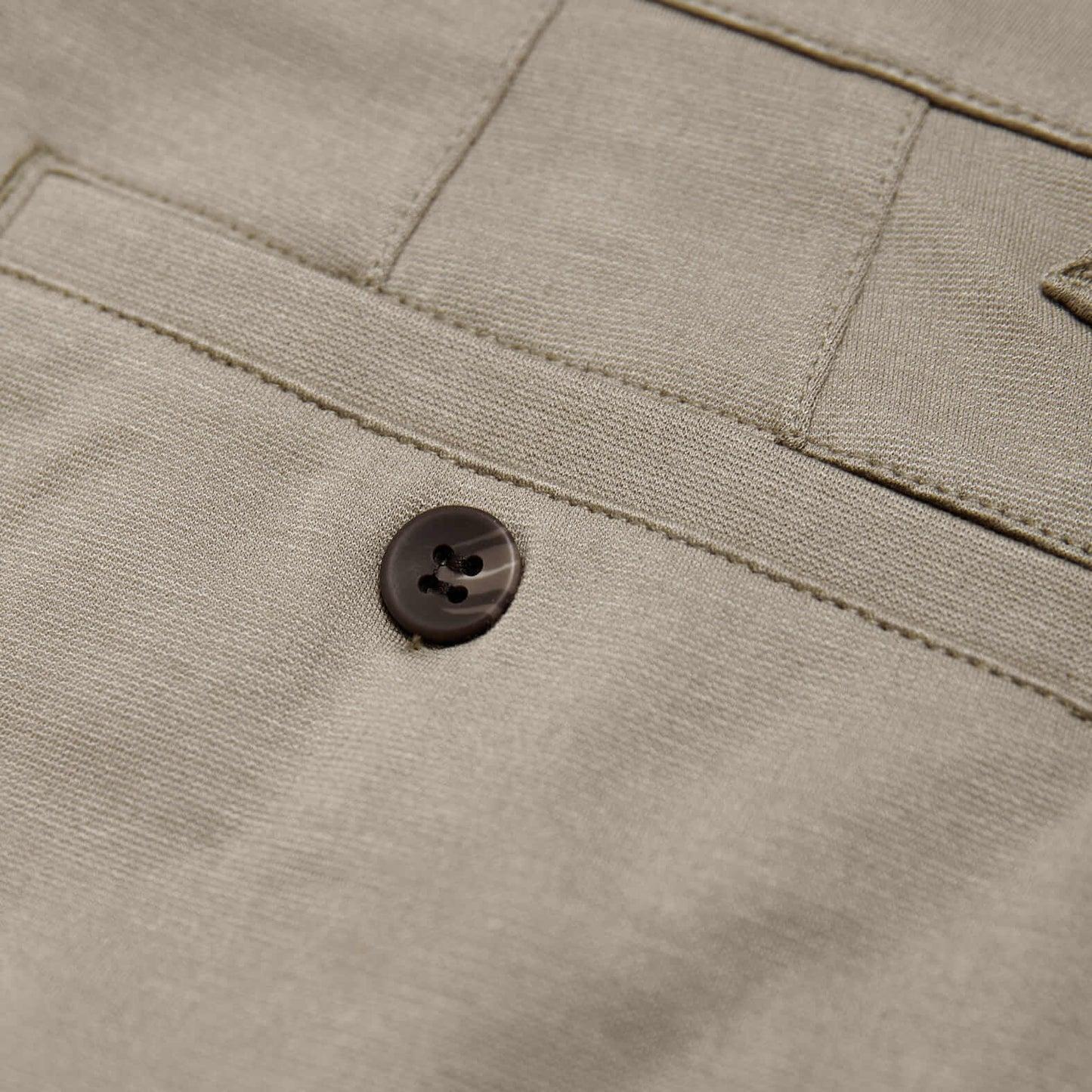 True Classic 7" Khaki Comfort Knit Men's Chino Shorts Product Image