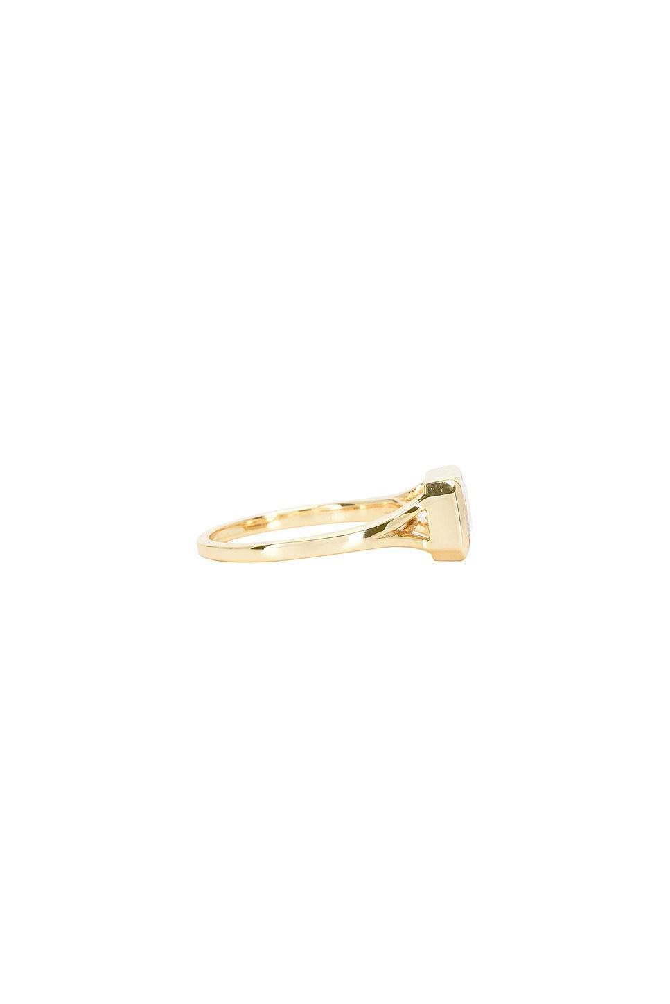 Emerald Cut Bezel Ring SHASHI Product Image