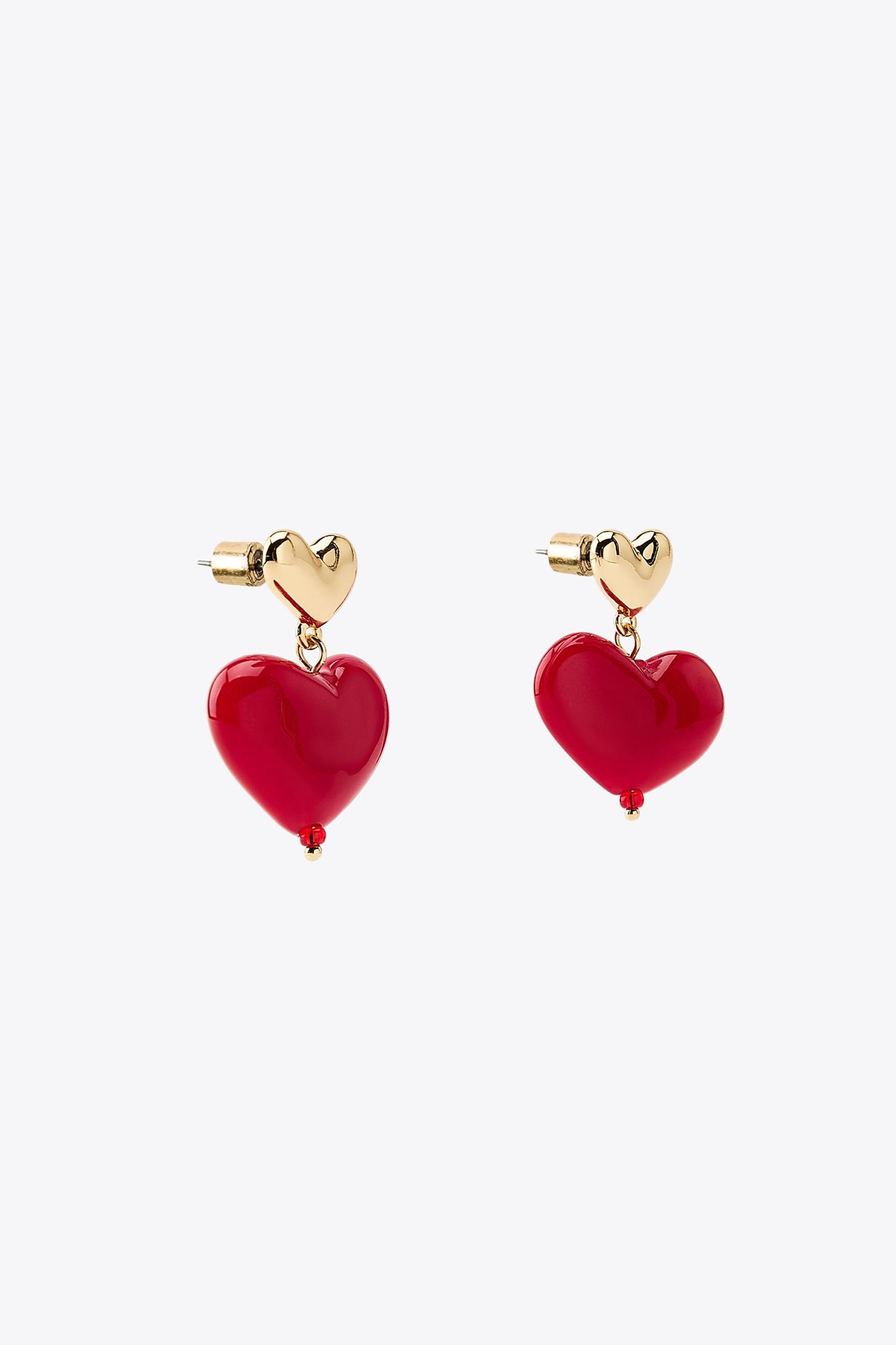 DOUBLE HEART EARRINGS Product Image