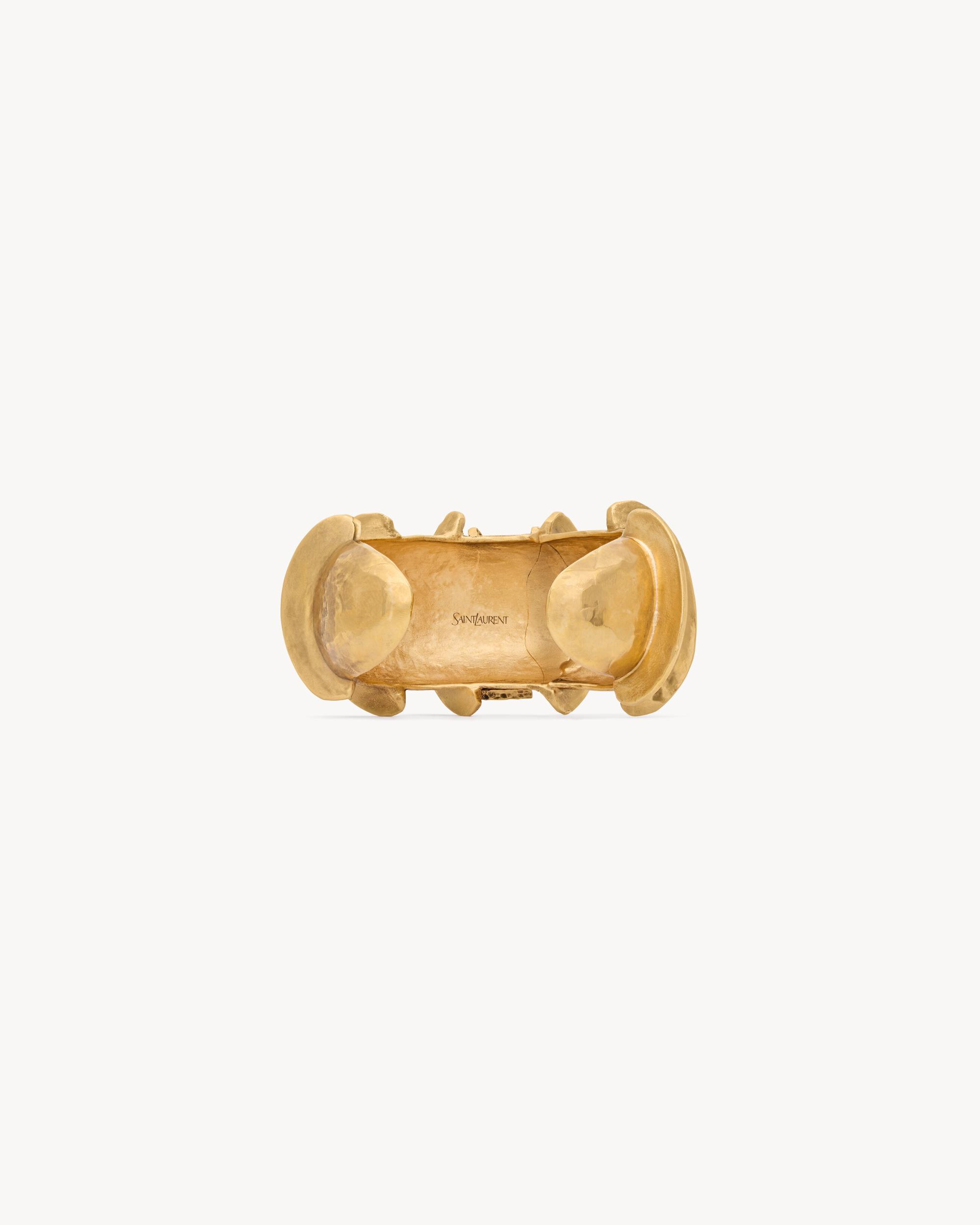 CASSANDRE caterpillar cuff in metal Product Image