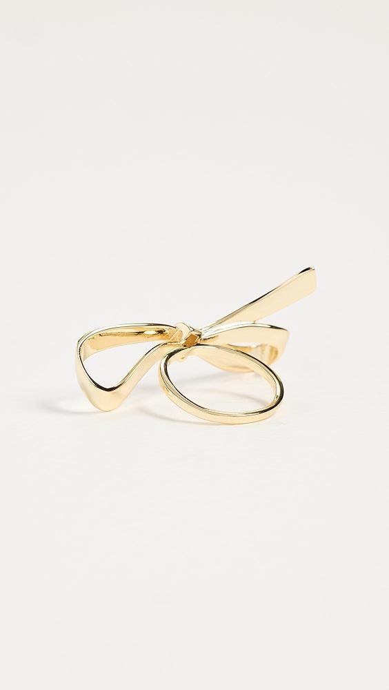 By Adina Eden Solid Bow Tie Ring | Shopbop Product Image