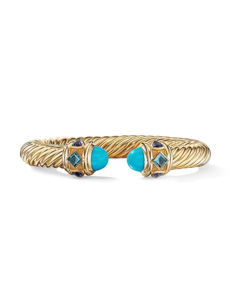 Womens Renaissance Bracelet In 18K Yellow Gold With Gemstones Product Image