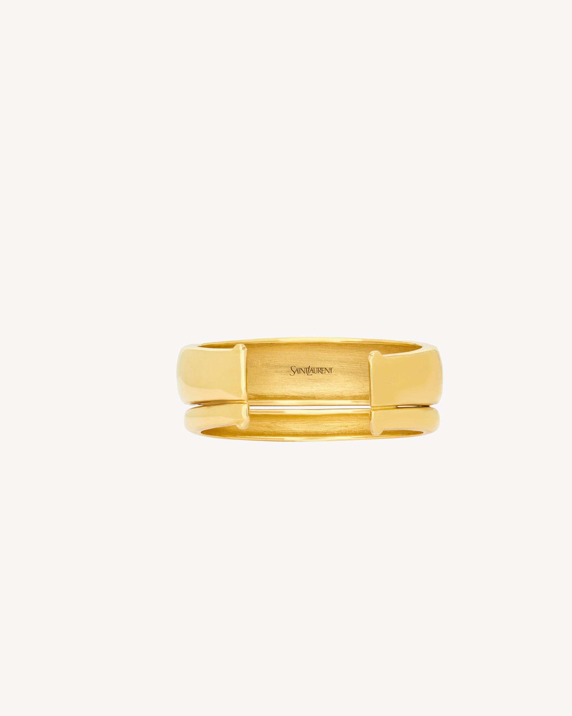 BUMPY STACKED CUFF IN METAL Product Image