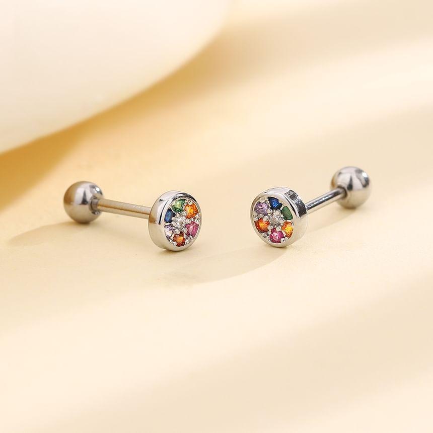 Rhinestone Stud Earring Product Image