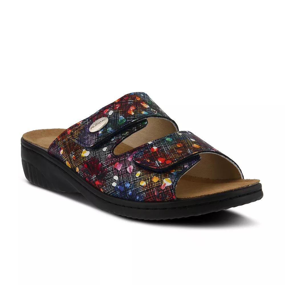 Flexus by Spring Step Bellasa Women's Slide Sandals, Size: 38, Black Team Product Image