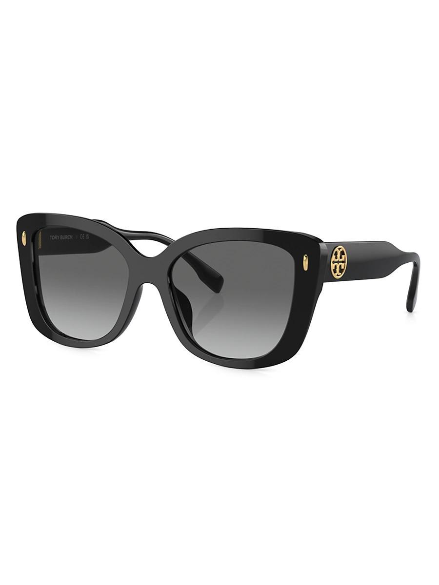 Tory Burch Womens TY7198U 54mm Tortoise Butterfly Sunglasses Product Image