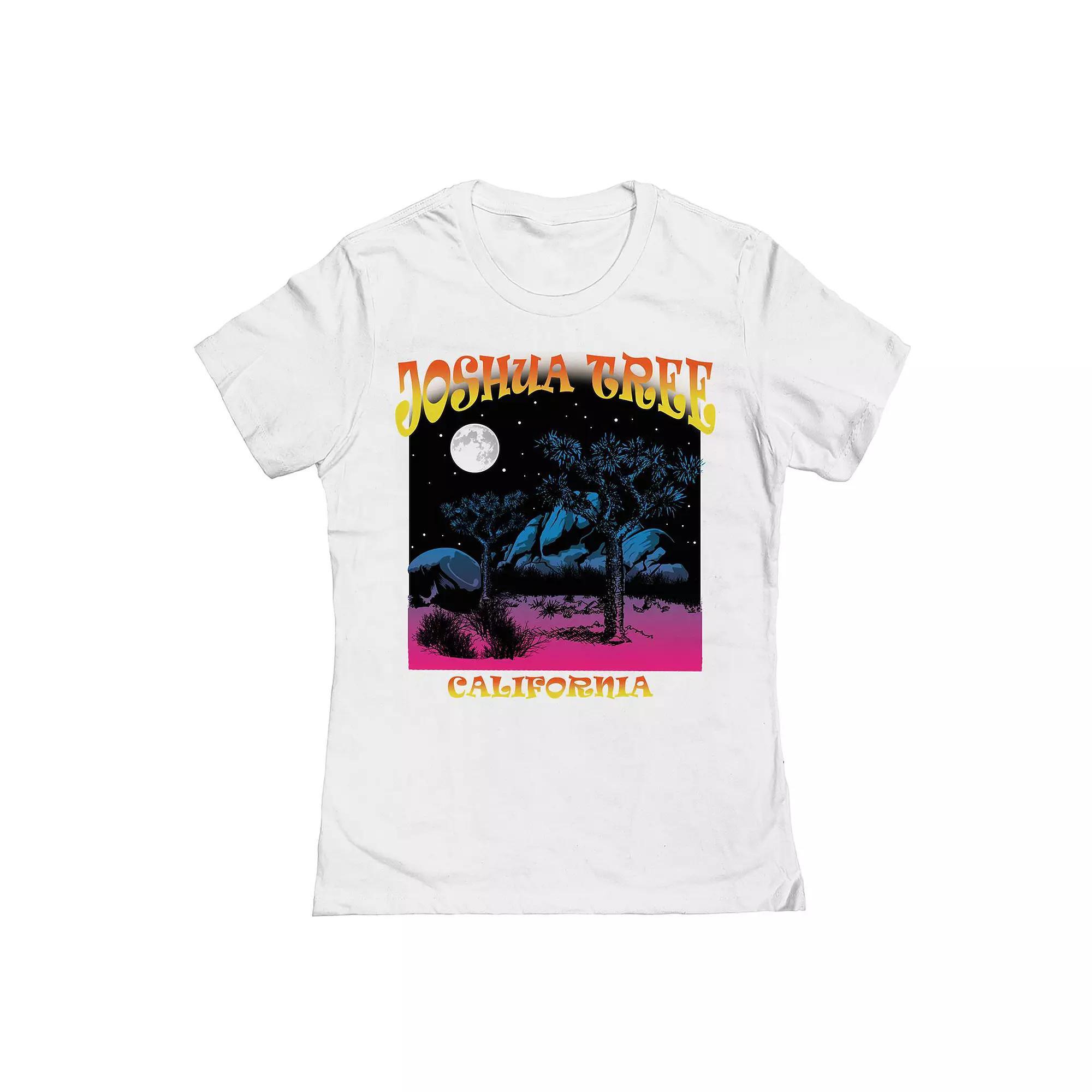 Junior's Joshua Tree 2 Womens Graphic Tee, Girl's, Size: Large, White Product Image