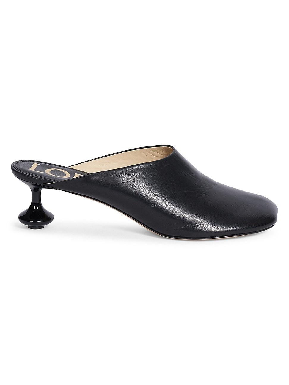 Womens Toy 45MM Leather Mules Product Image