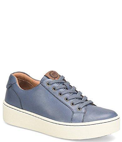 Born Mira Leather Platform Sneakers Product Image