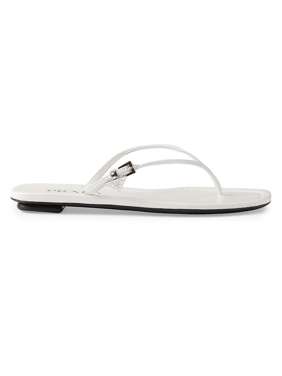 Womens Leather Thong Sandals Product Image