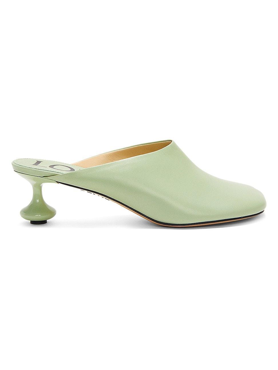 Womens Toy 45MM Leather Mules Product Image
