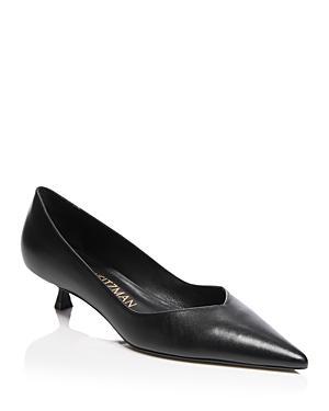 Stuart Weitzman Womens Eva 35 Pointed Toe Pumps Product Image