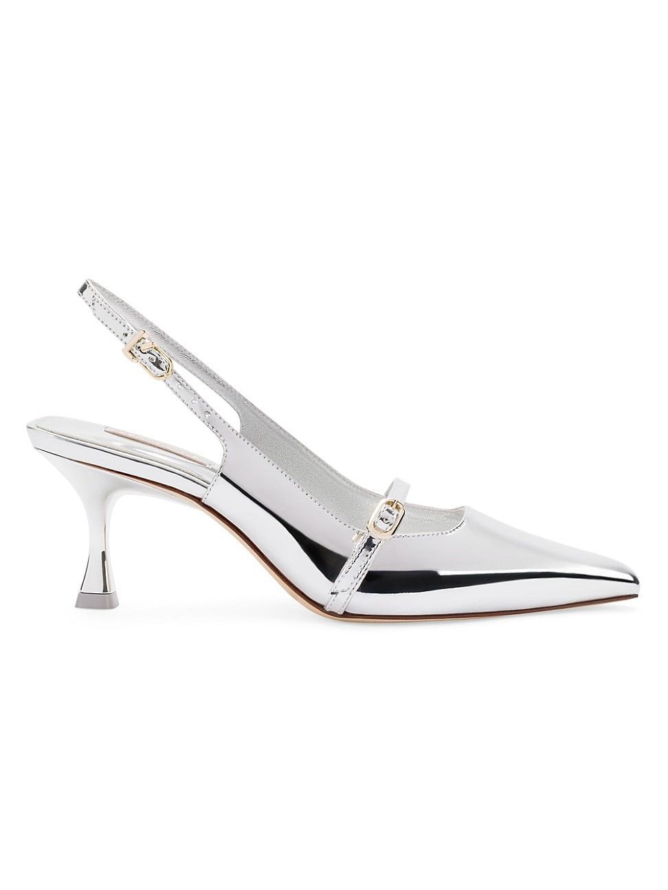 Larroude Womens Ines Pointed Toe Slingback Pumps Product Image