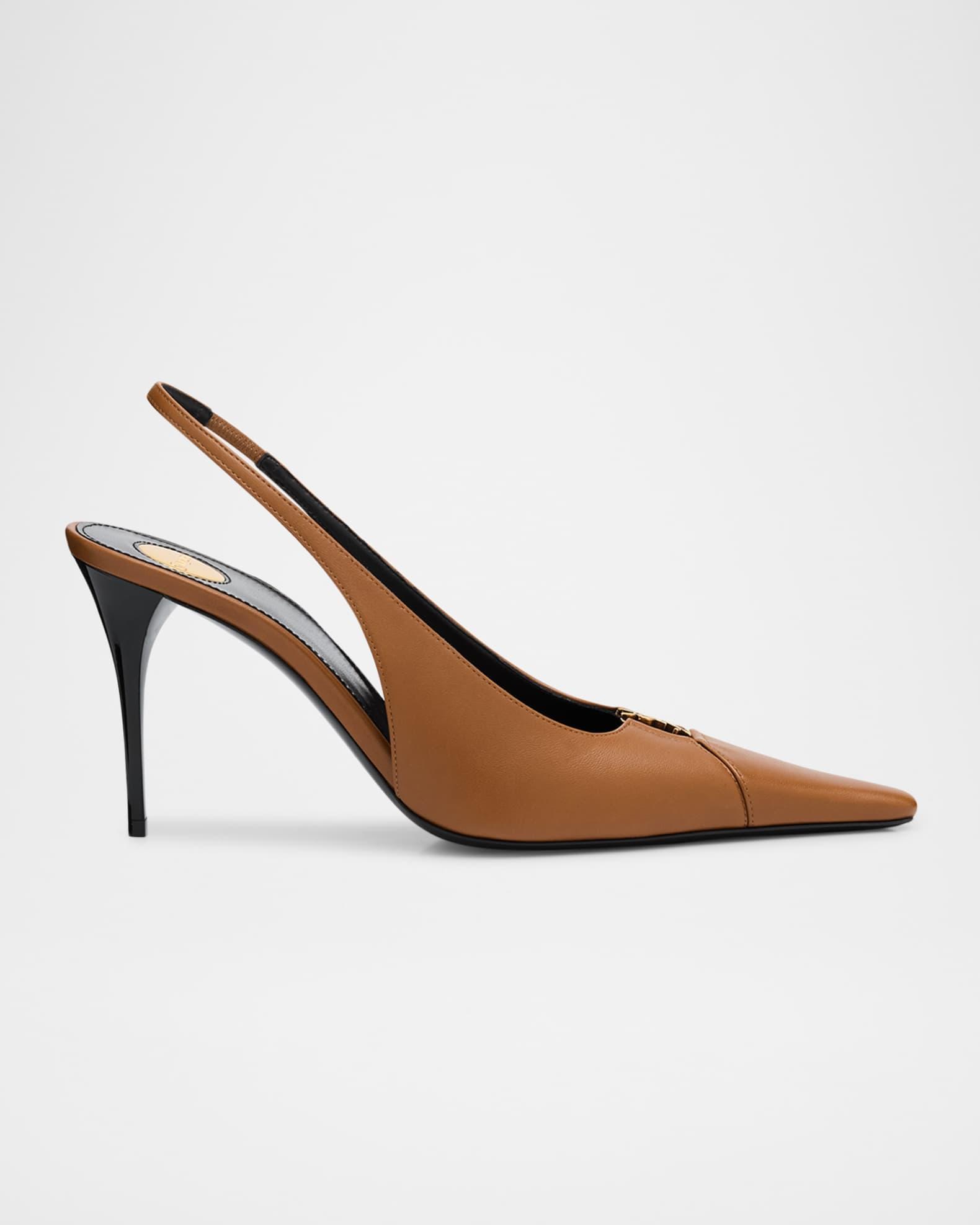 Babylone Leather YSL Slingback Pumps Product Image