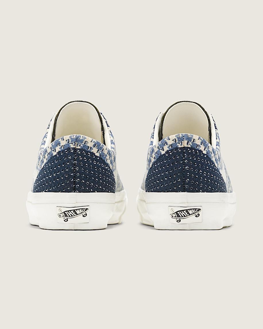 Premium Old Skool Knit Shoe in Navy Blue / White| Vans US Product Image