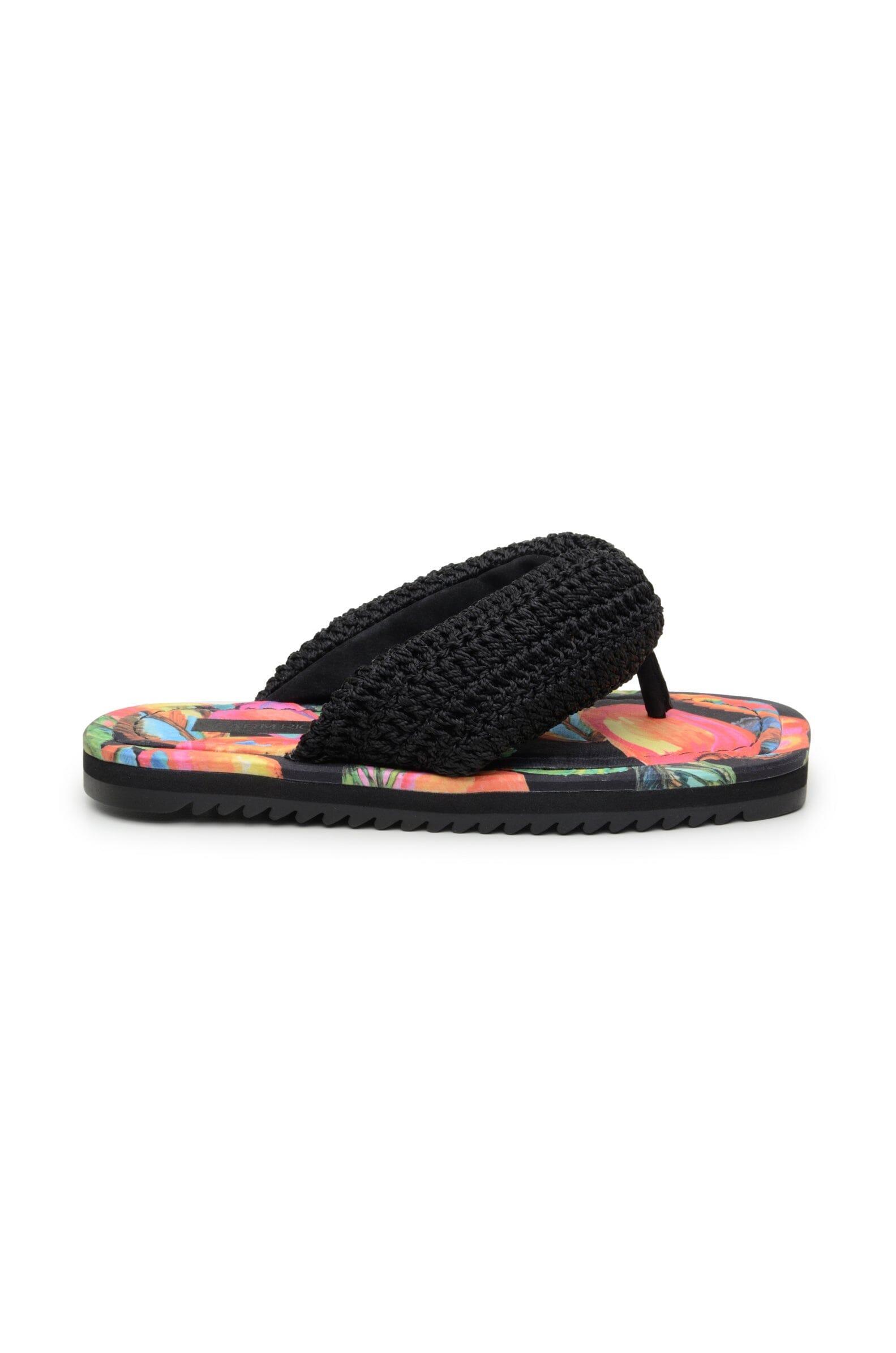 Cashew Crochet Puffy Flip Flop Product Image