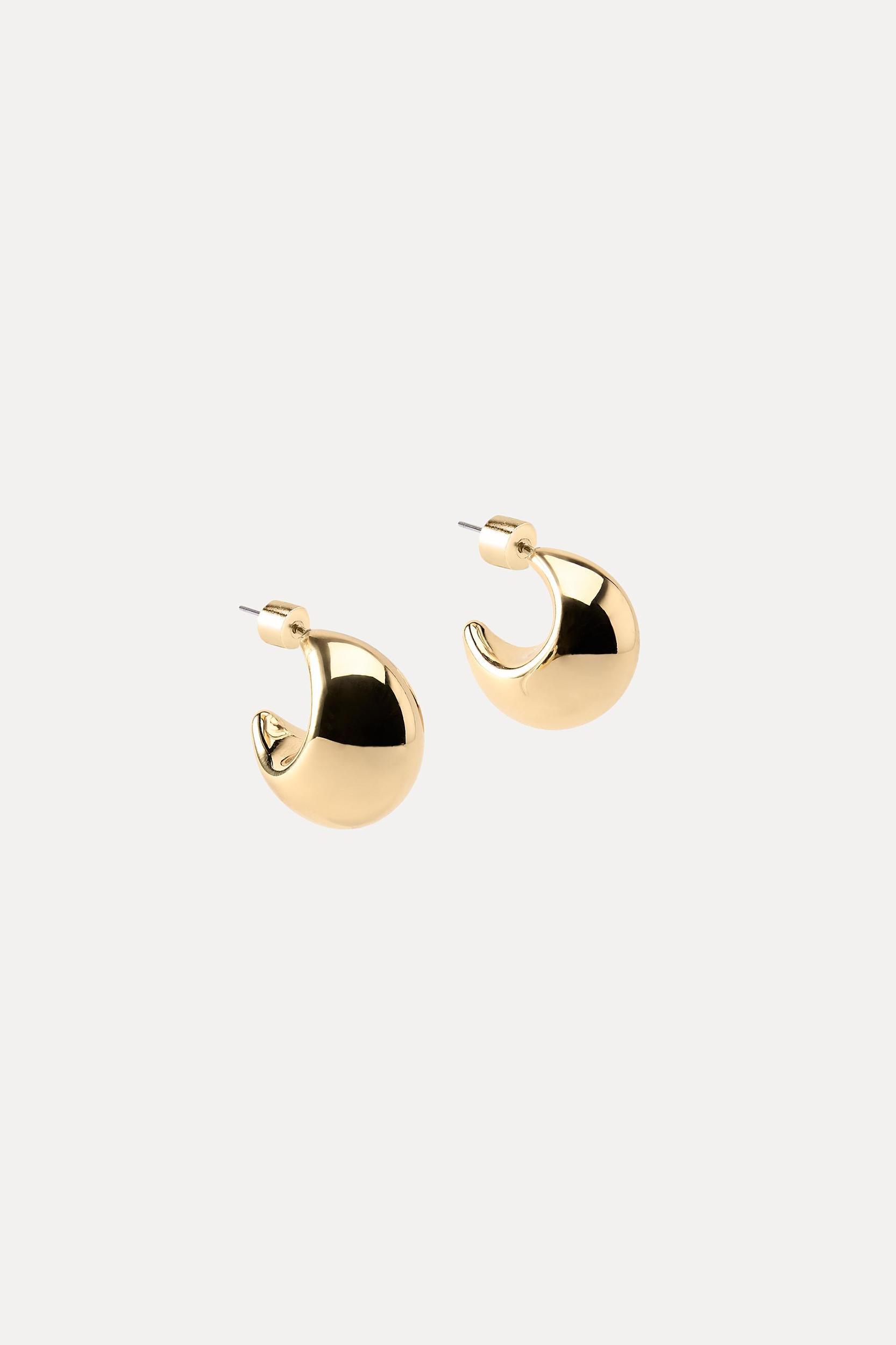 EMBOSSED HOOP EARRINGS Product Image