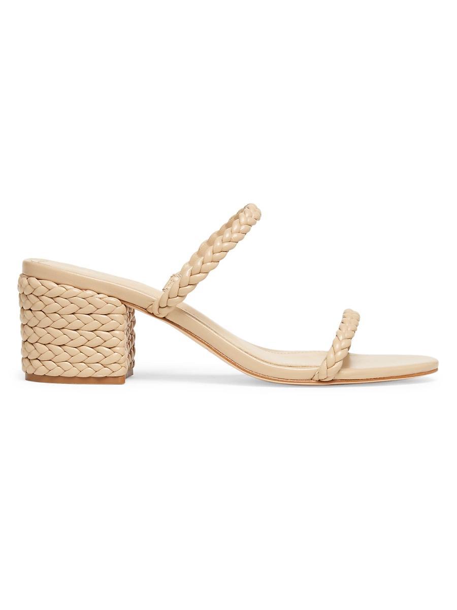 Womens Strappy 60MM Leather Sandals Product Image