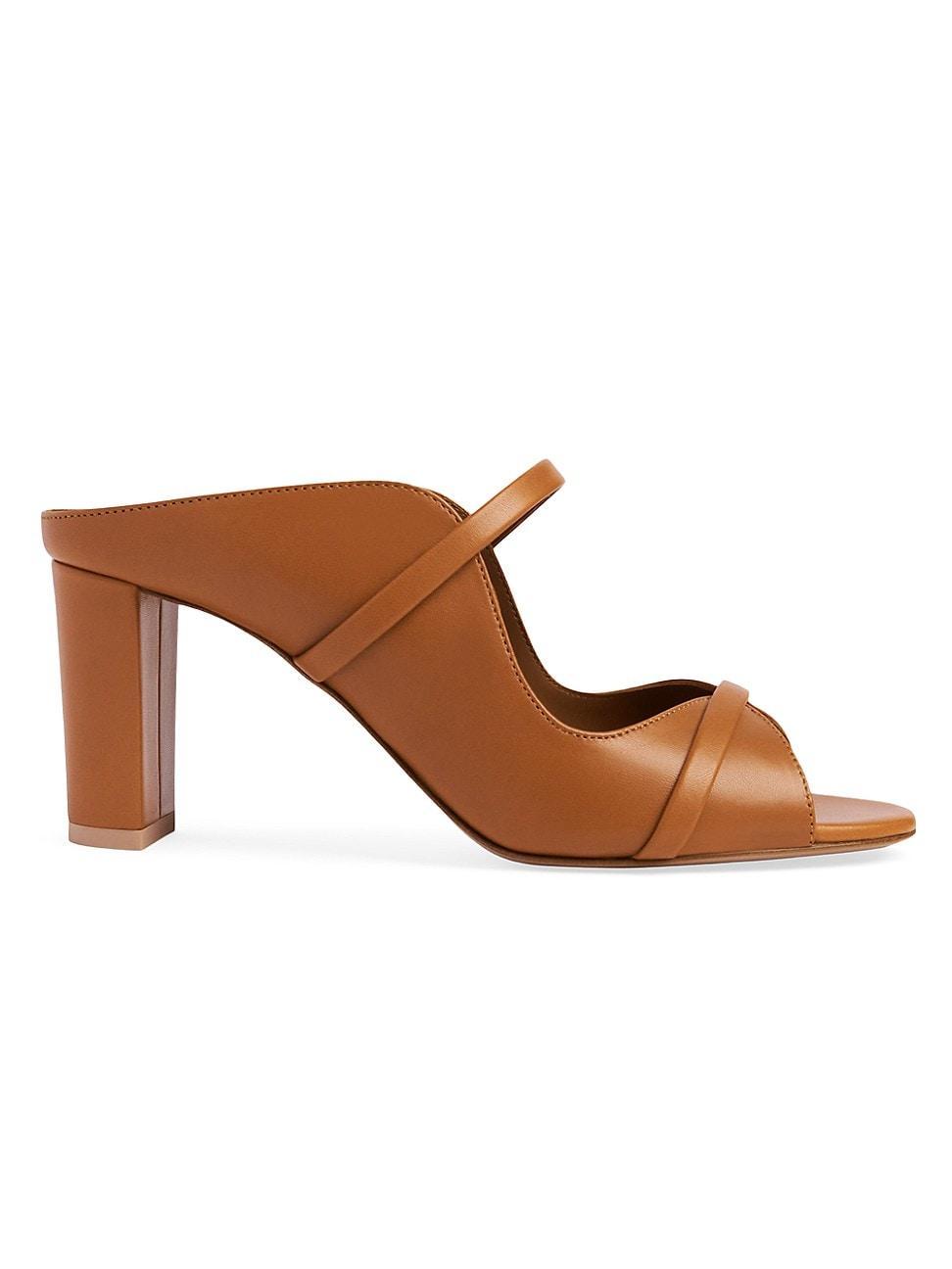 Womens Norah 70MM Leather Heeled Sandals Product Image