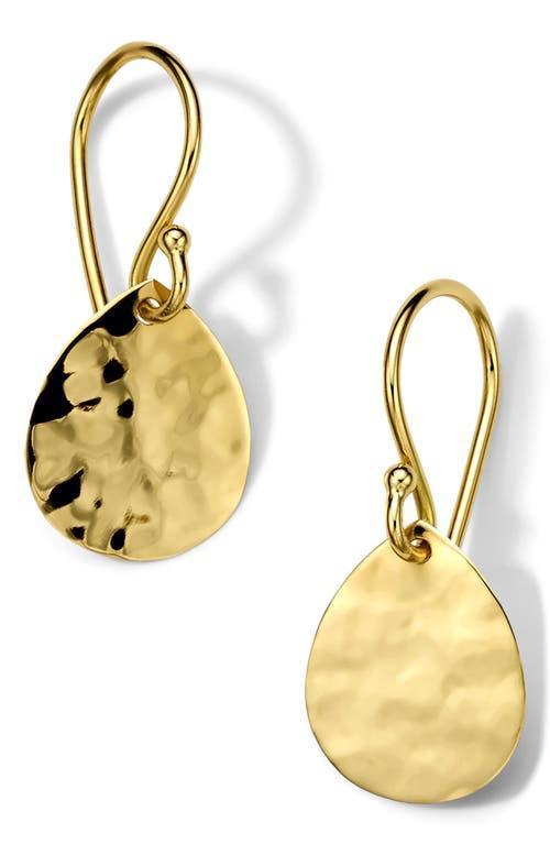Ippolita 18K Yellow Gold Classico Crinkle Drop Earrings Product Image
