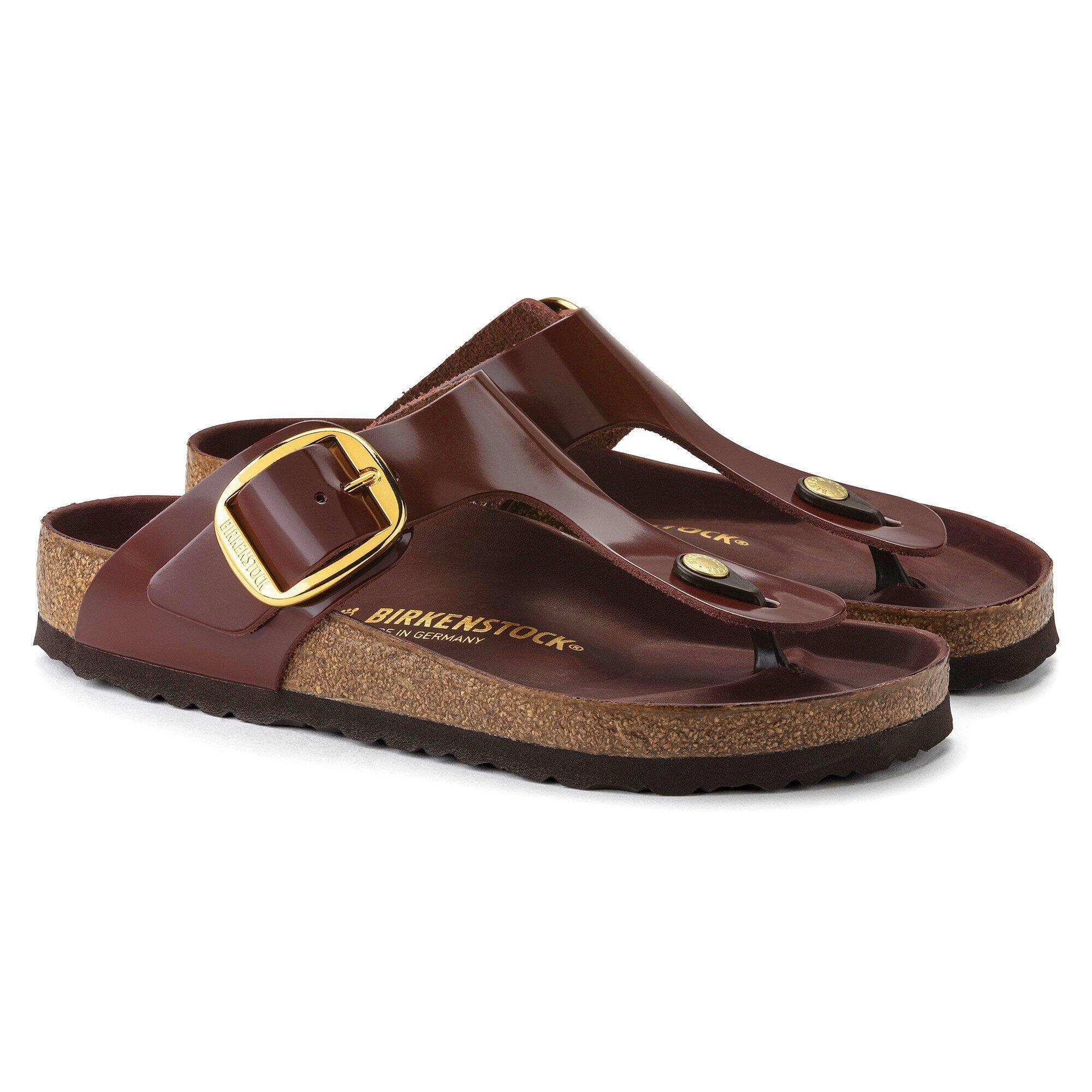 Gizeh Big Buckle Natural Leather Patent Product Image