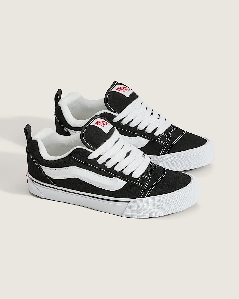 Knu Skool Suede Shoe in Black / White| Vans US Product Image