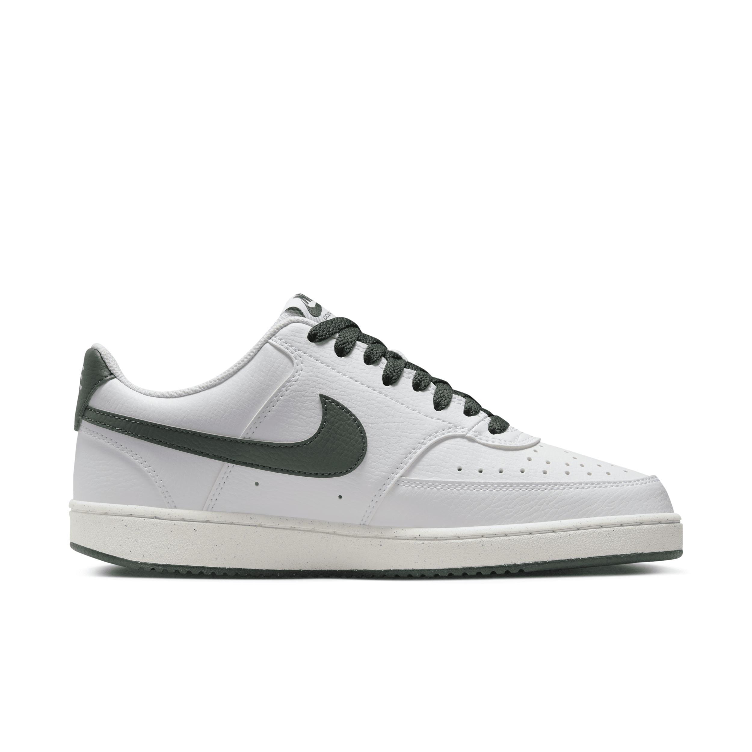 Nike Court Vision Next Nature Women's Low-Top Shoes, Size: 6.5, White Vintage Green Product Image