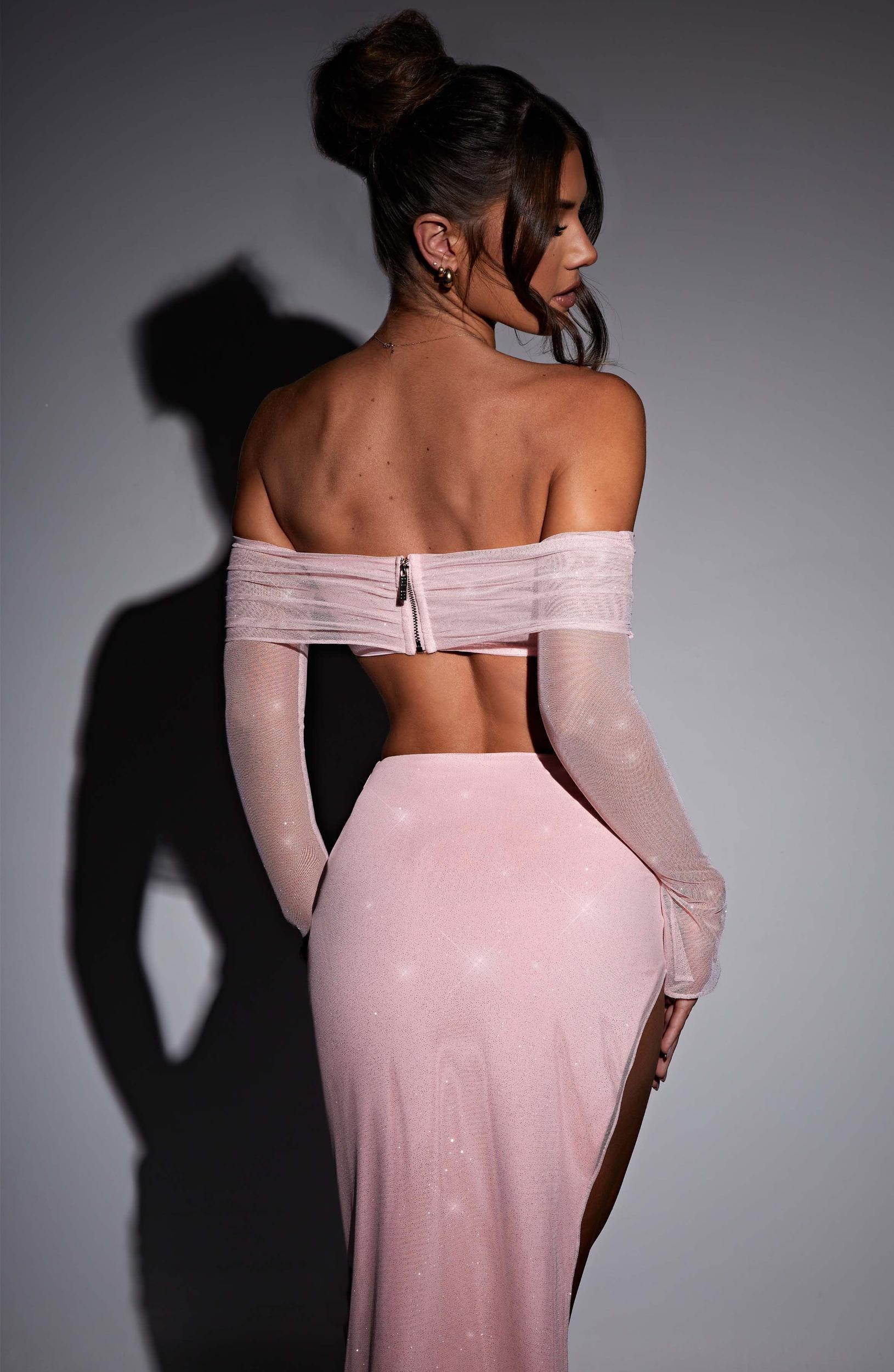 Jana Maxi Skirt - Pink Sparkle Product Image